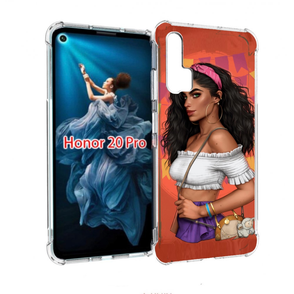 

Чехол бампер MyPads девушка-с-сумкой-мулатка женский для Honor 2, Прозрачный, Tocco