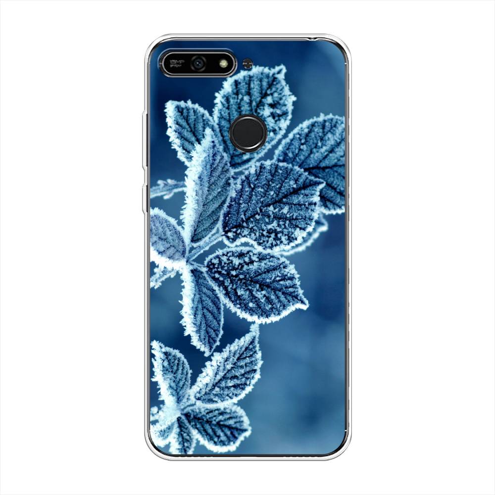 

Чехол на Honor 7A Pro "Зима 6", Голубой;белый, 65450-2