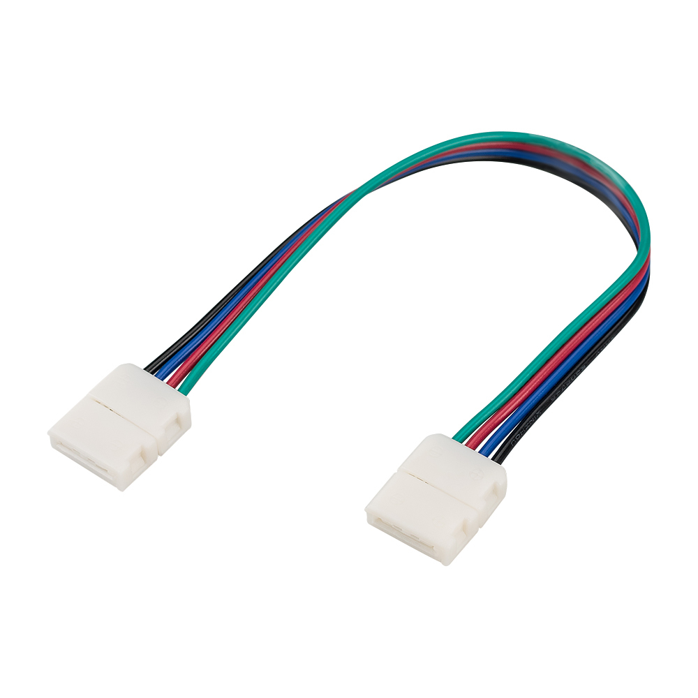 

Коннектор для светодиодной ленты Arlight FIX-RGB-10mm-150mm-X2 (4-pin) 023955, Белый, 023955