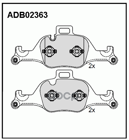 

Тормозные колодки ALLIED NIPPON дисковые ADB02363