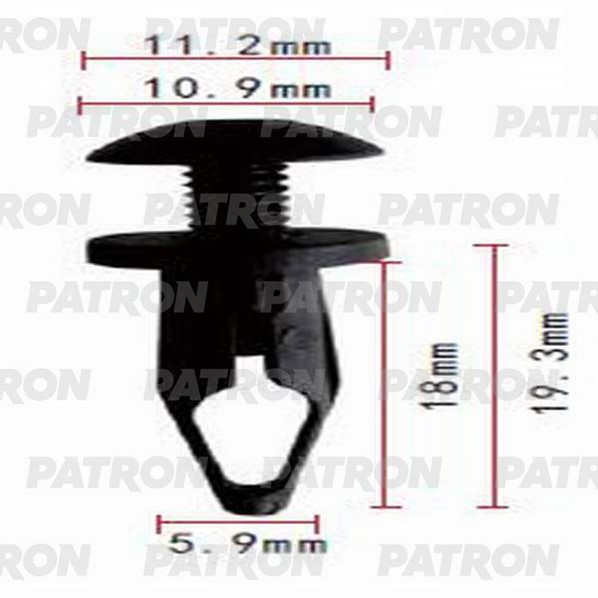 

Клипса Автомобильная PATRON P370752