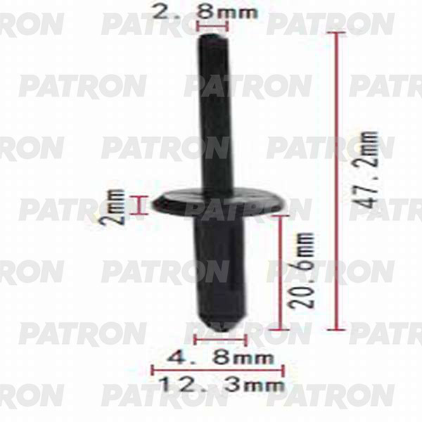 

Клипса Автомобильная PATRON P370097