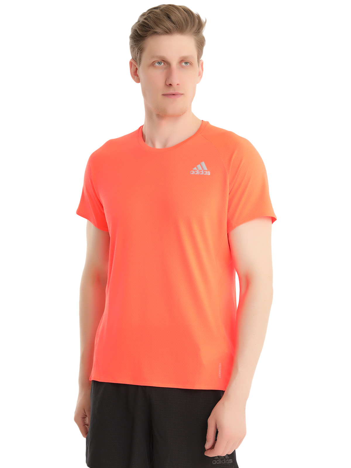 Футболка мужская Adidas H25046 оранжевая 56; 58