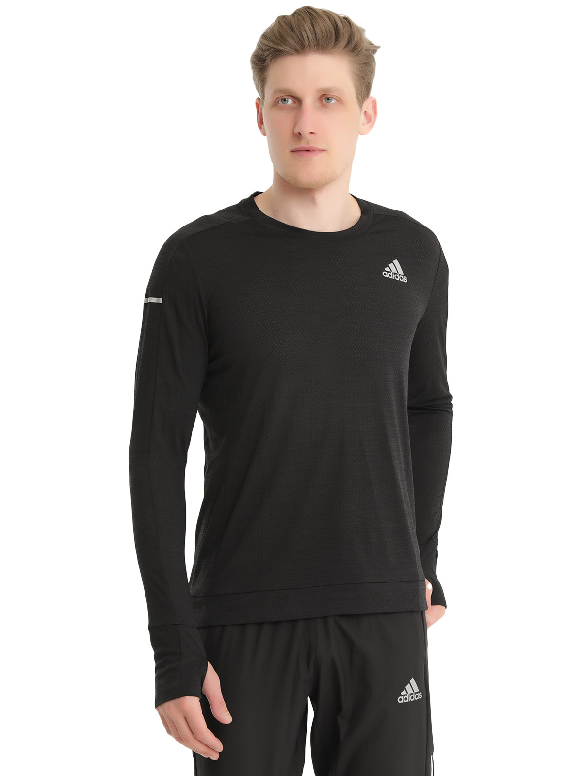 

Лонгслив мужской Adidas Gk3769 черный M, Gk3769