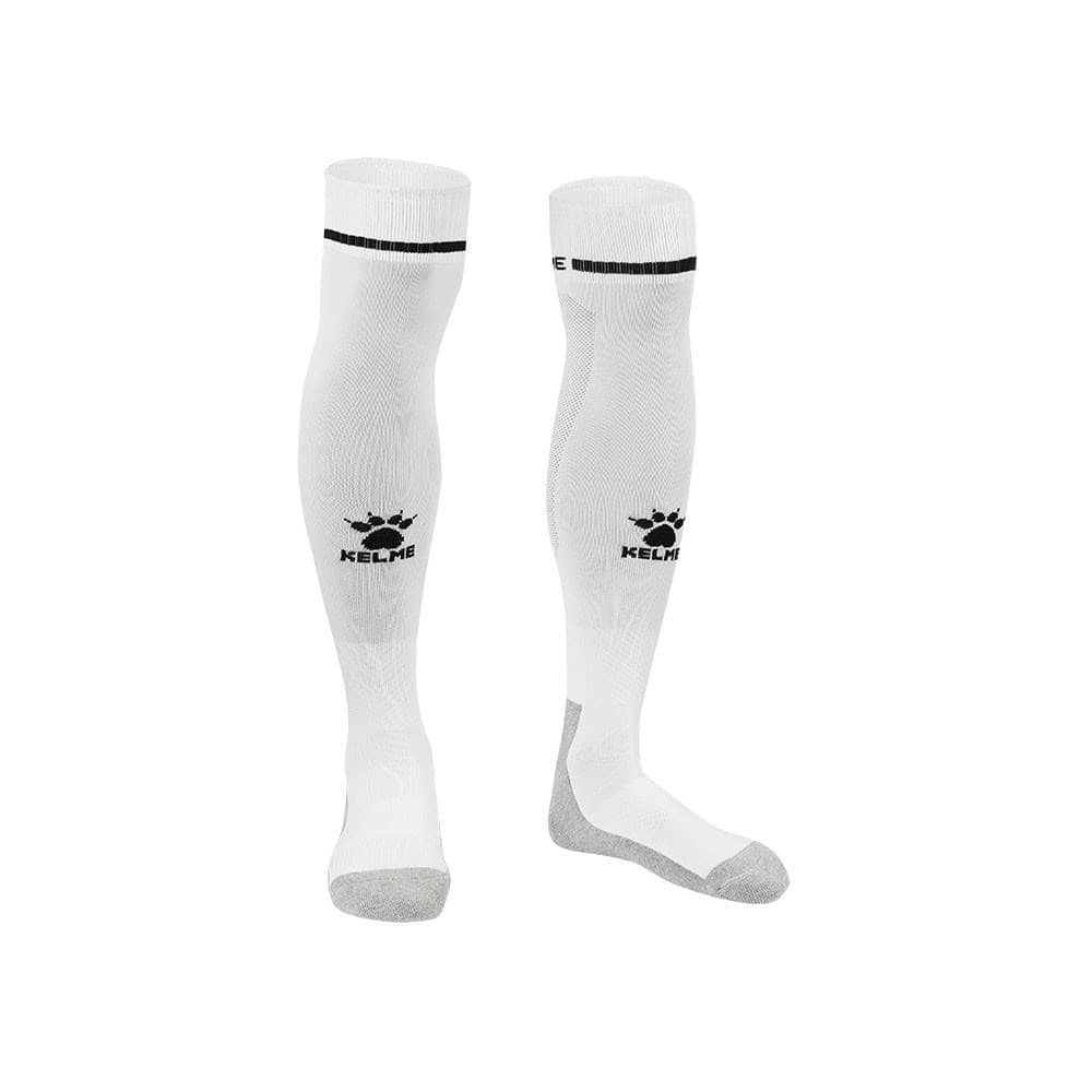 Kelme ADULT LONG FOOTBALL SOCKS Гетры футбольные Белый/Черный 39-44