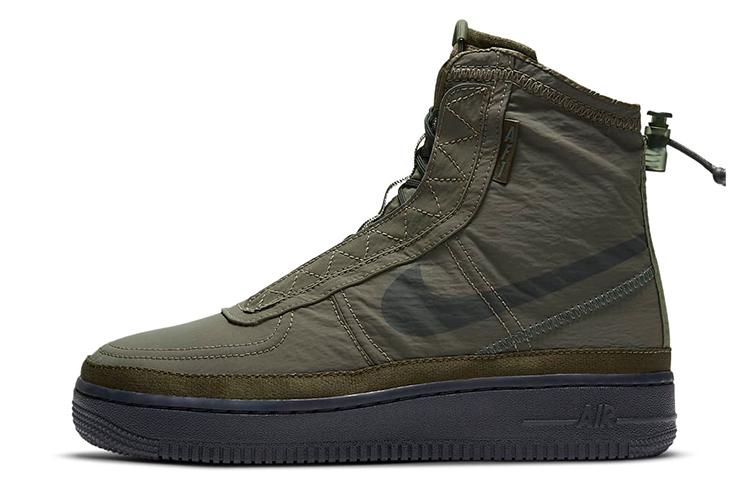 

Кеды унисекс Nike Air Force 1 Shell хаки 38 EU, Air Force 1 Shell