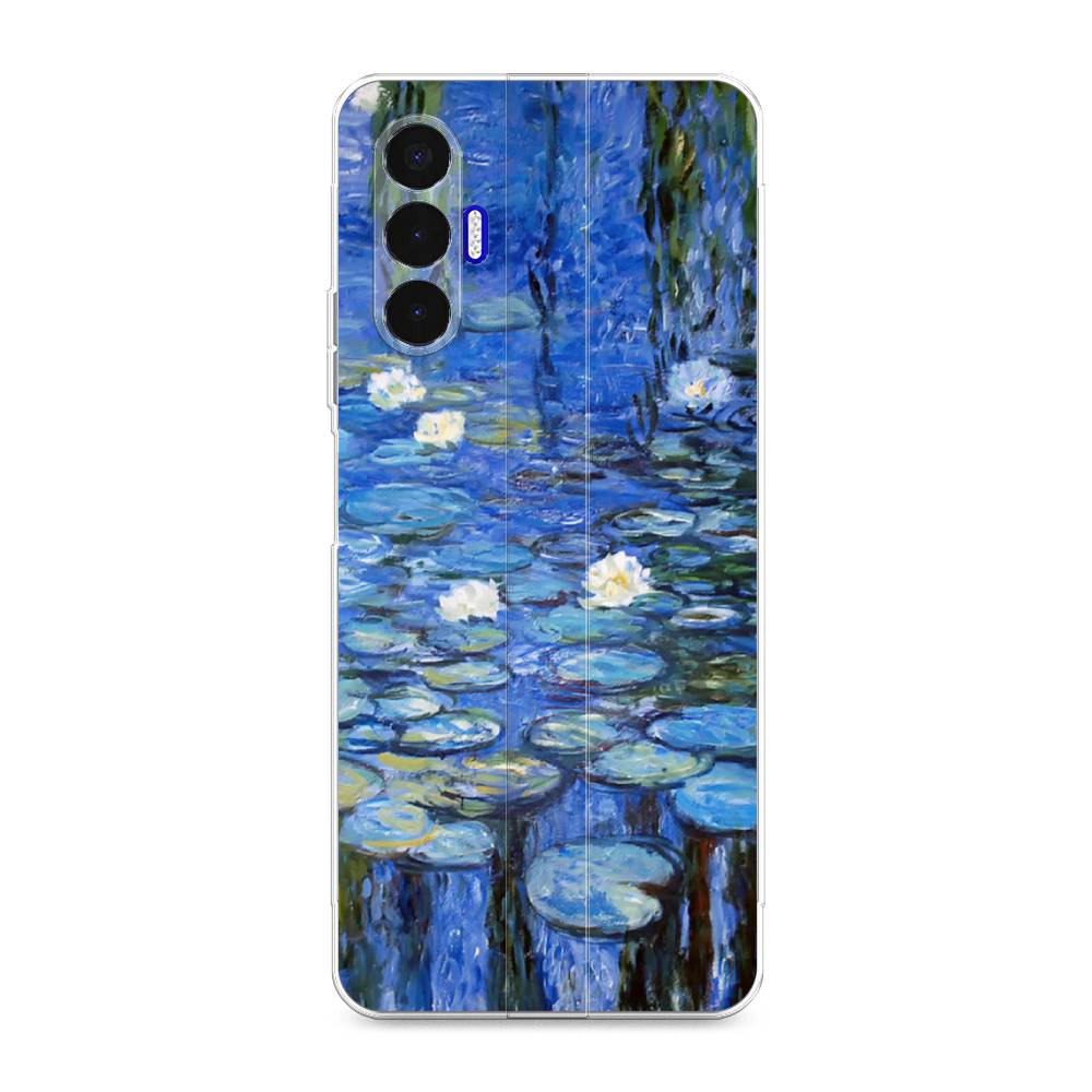 

Чехол для Tecno Pova 3 "Нарисованный пруд", Синий;зеленый, 301550-4