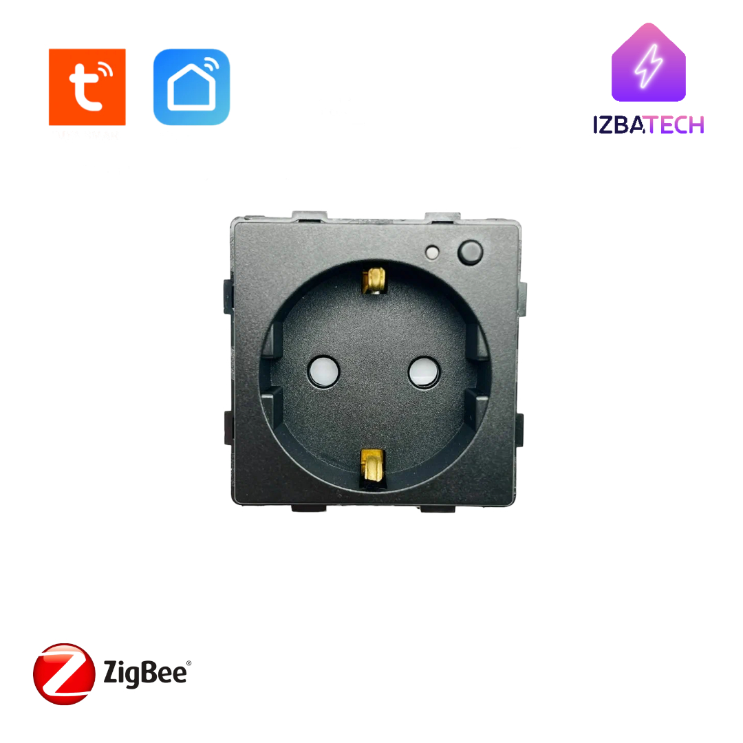 Модуль умной розетки Zigbee для умного дома Izba Tech 00230-1