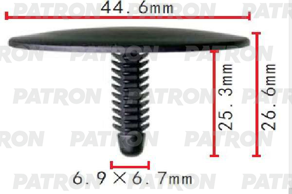 

Клипса Автомобильная PATRON P371586
