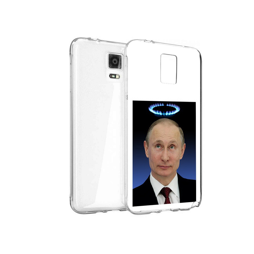 

Чехол MyPads Tocco для Samsung Galaxy Note 4 святой газ, Прозрачный, Tocco