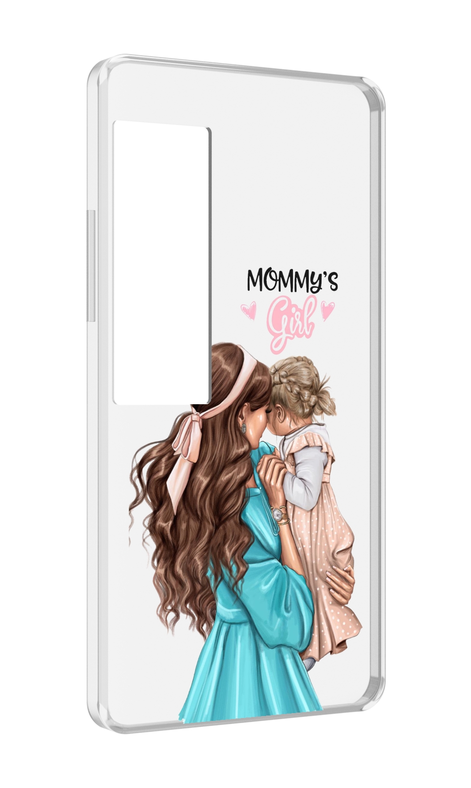 

Чехол MyPads Мама-девочки женский для Meizu Pro 7 Plus, Прозрачный, Tocco