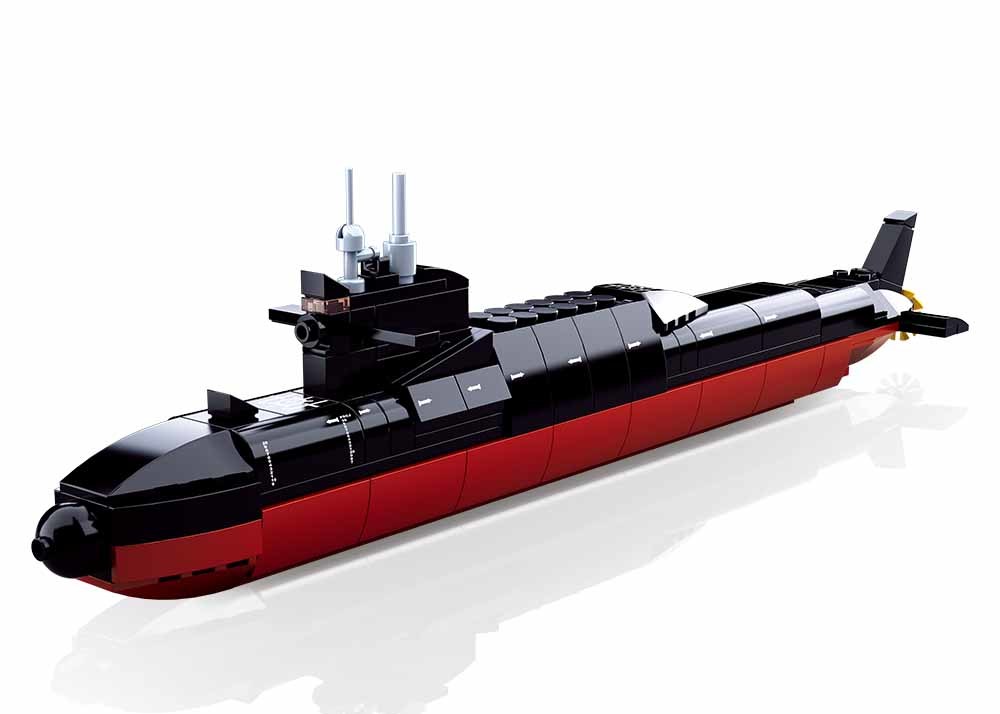 

Конструктор пластмассовый Sluban Флот. Подводная лодка, 269 деталей, 1:450