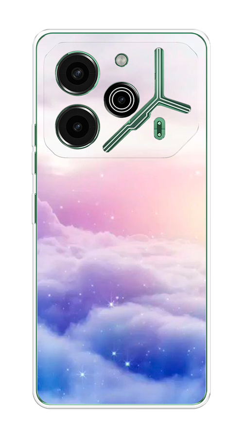 

Чехол на Tecno Pova 6 Pro 5G "Небеса", Голубой;белый;розовый, 305250-1