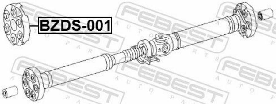 

FEBEST BZDS-001 Муфта кардана