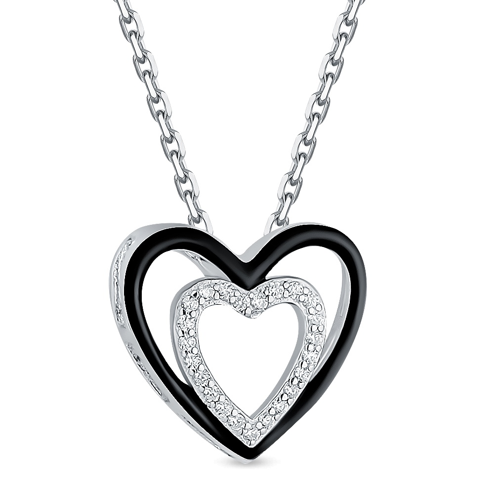 

Колье из серебра 45 см 585Gold 706000459, фианит\фианит, 706000459