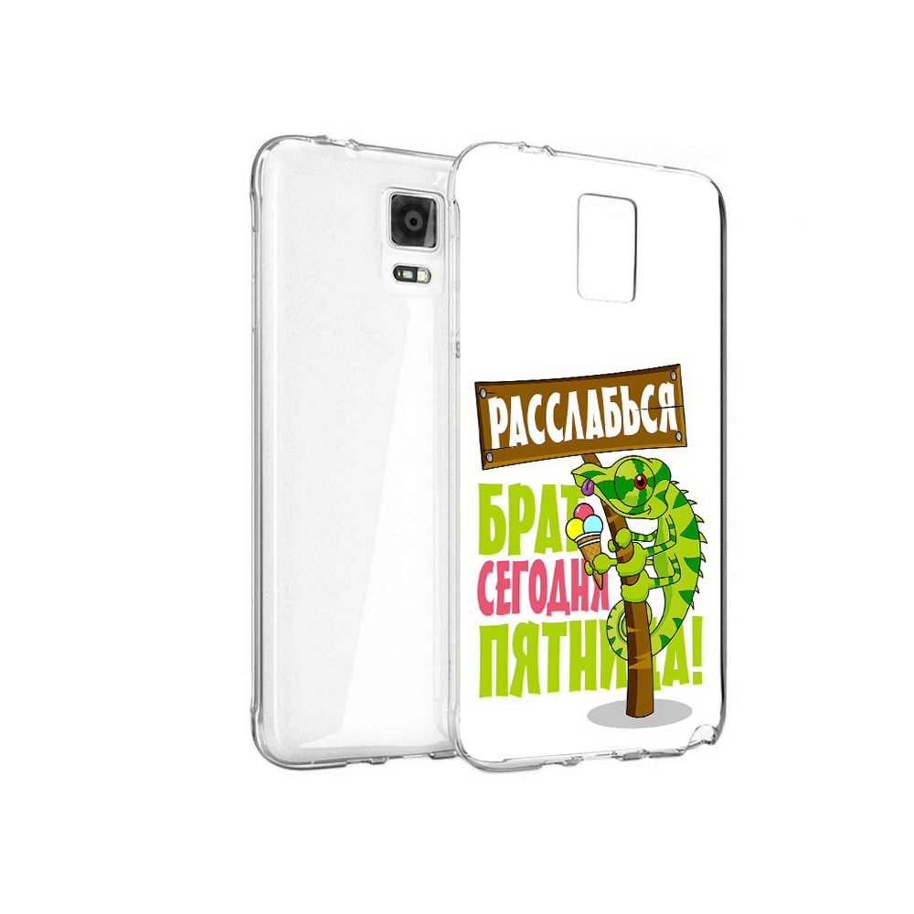 

Чехол MyPads Tocco для Samsung Galaxy Note 4 пятница, Прозрачный, Tocco