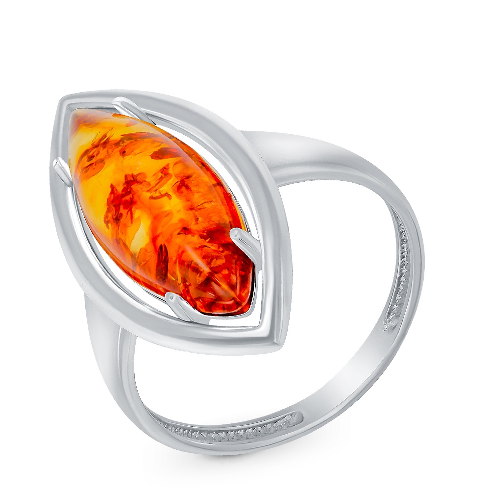 

Кольцо из серебра р. , 585Gold 701010149, янтарь, 701010149