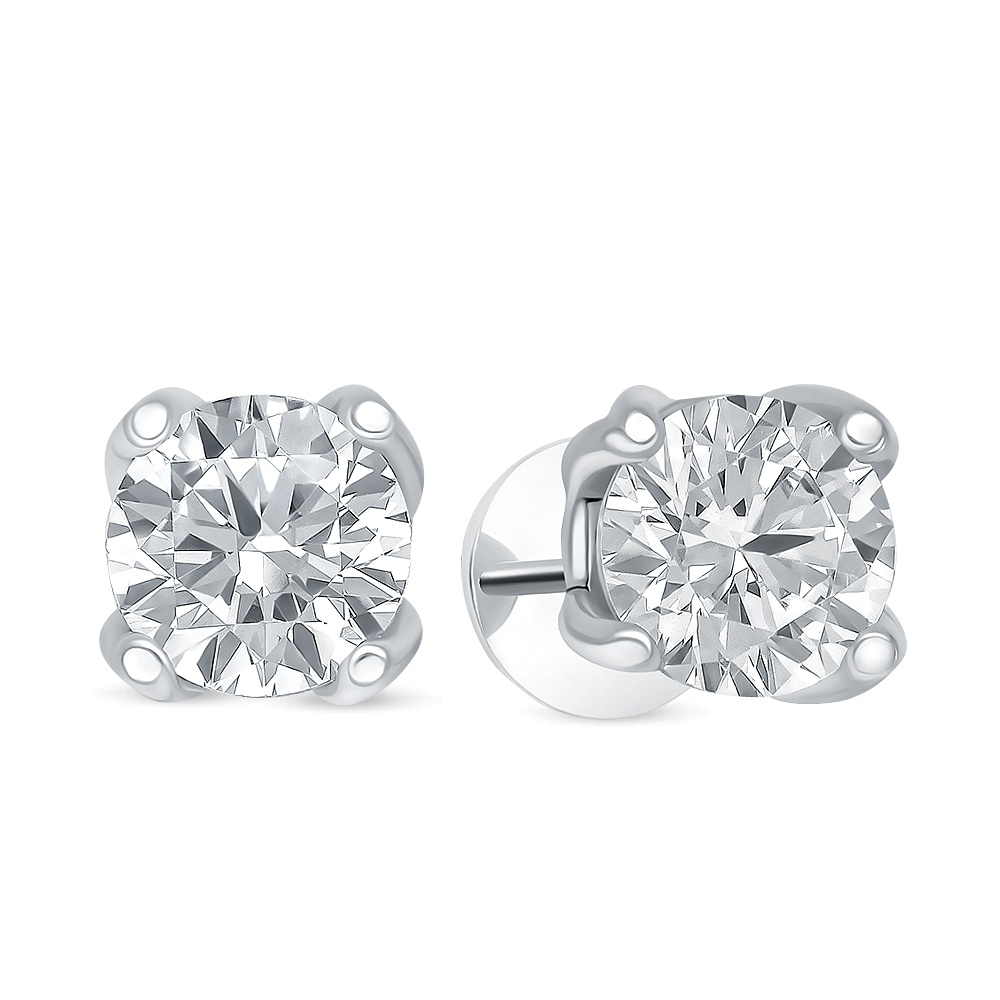 

Серьги из серебра 585Gold 702008126, swarovski, 702008126