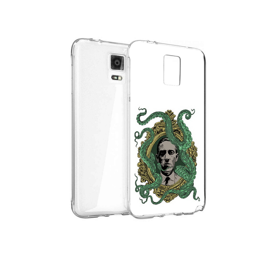

Чехол MyPads Tocco для Samsung Galaxy Note 4 портрет с кракеном, Прозрачный, Tocco