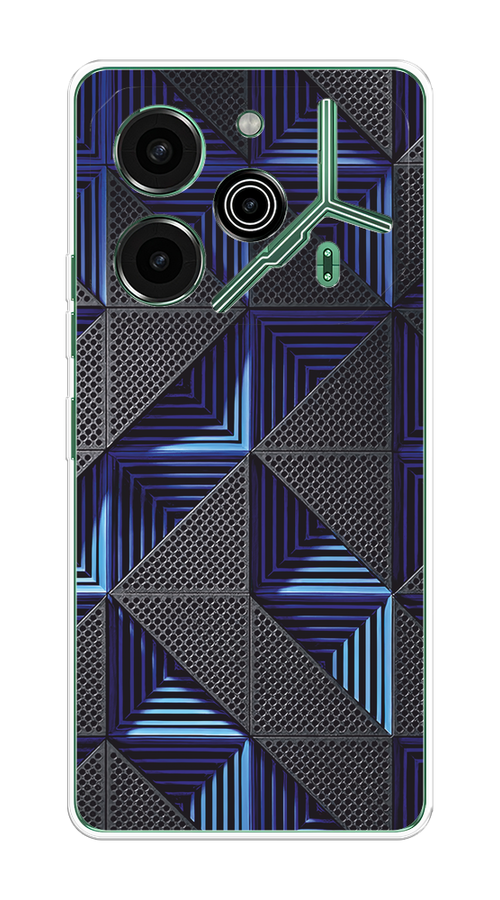 

Чехол на Tecno Pova 6 Pro 5G "IBM", Серый;синий, 305250-1