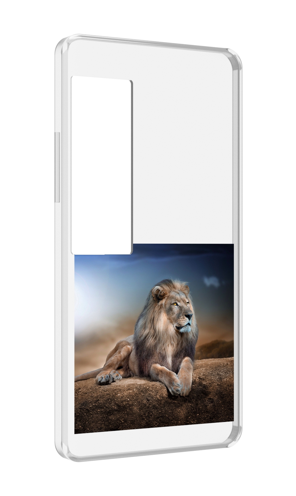 

Чехол MyPads Лев-наблюдает для Meizu Pro 7 Plus, Прозрачный, Tocco