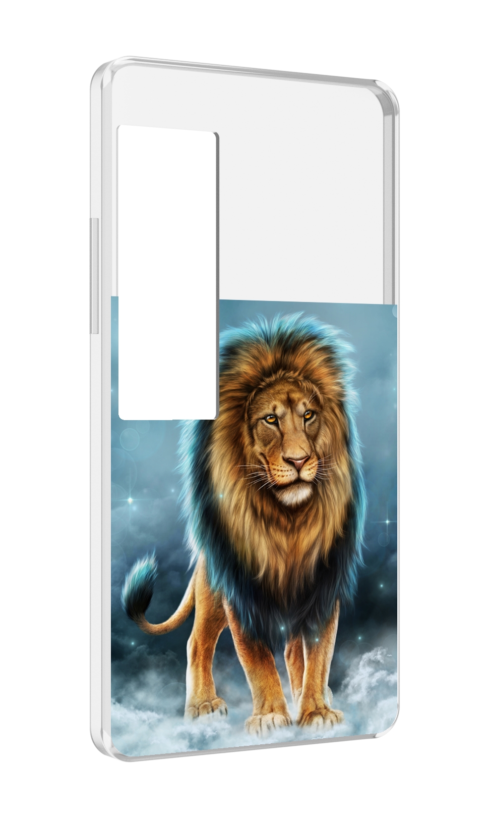 

Чехол MyPads Лев-в-тумане для Meizu Pro 7 Plus, Прозрачный, Tocco