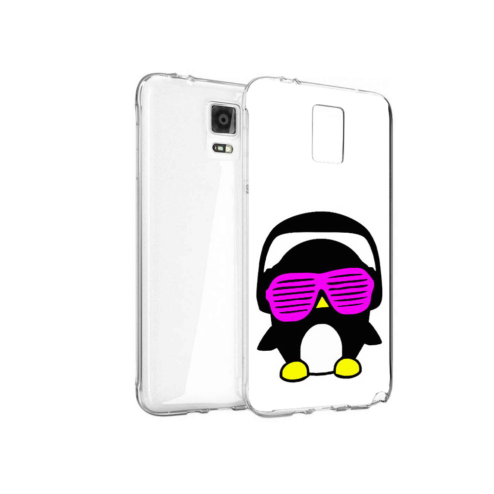 

Чехол MyPads Tocco для Samsung Galaxy Note 4 пингвин, Прозрачный, Tocco