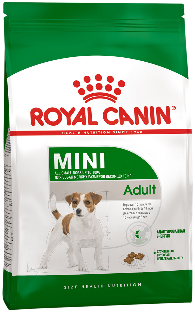 фото Сухой корм для собак royal canin adult mini, рис, птица, 8кг