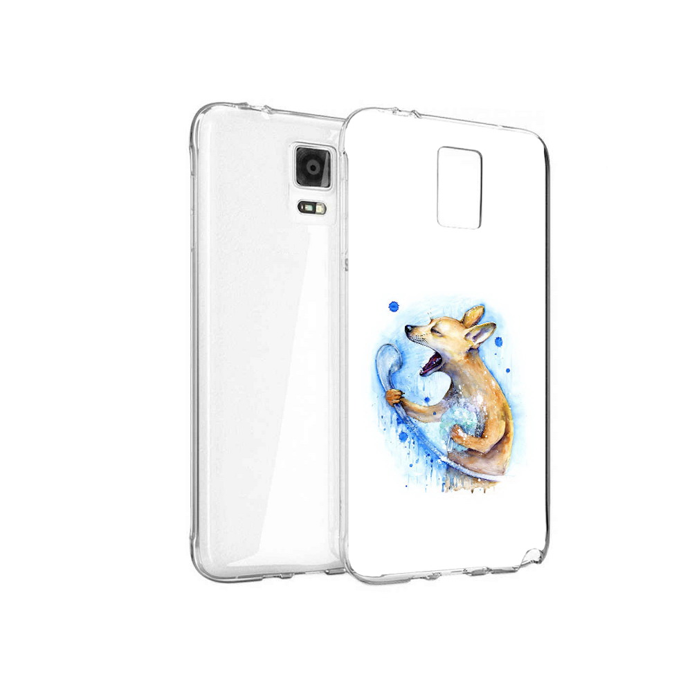 

Чехол MyPads Tocco для Samsung Galaxy Note 4 пение в душе, Прозрачный, Tocco