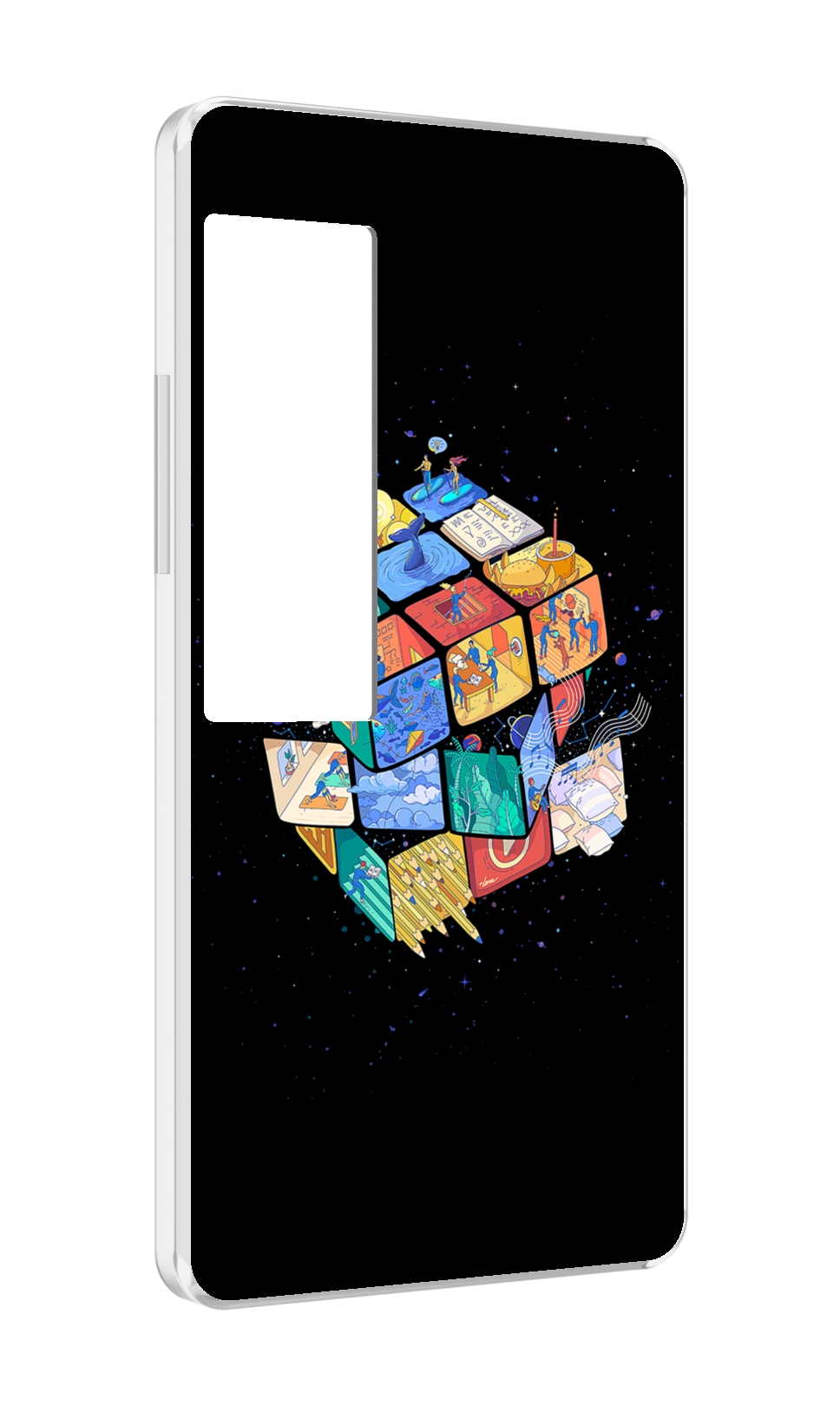 

Чехол MyPads Кубик-Рубика для Meizu Pro 7 Plus, Прозрачный, Tocco