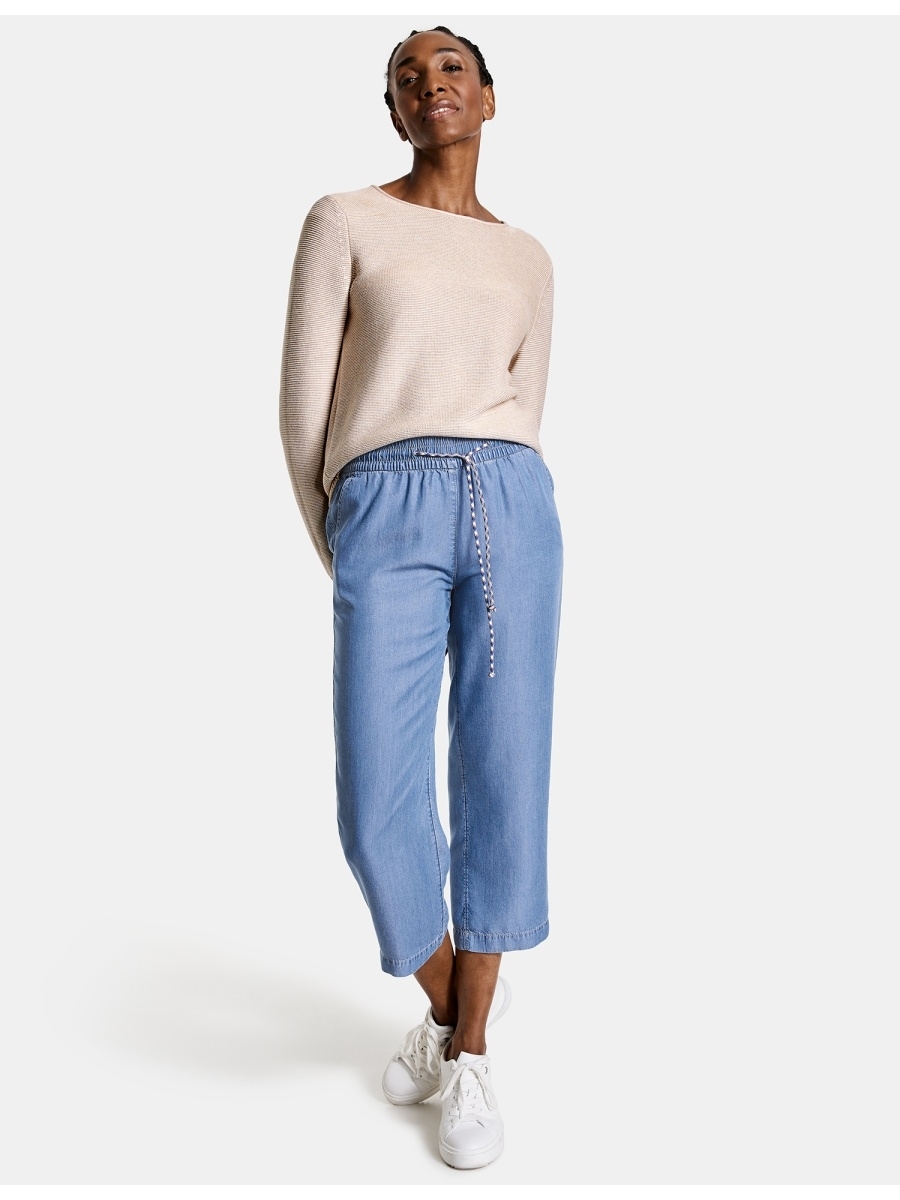 

Брюки женские Gerry Weber 422187-66915-846002- голубые 40, 422187-66915-846002-