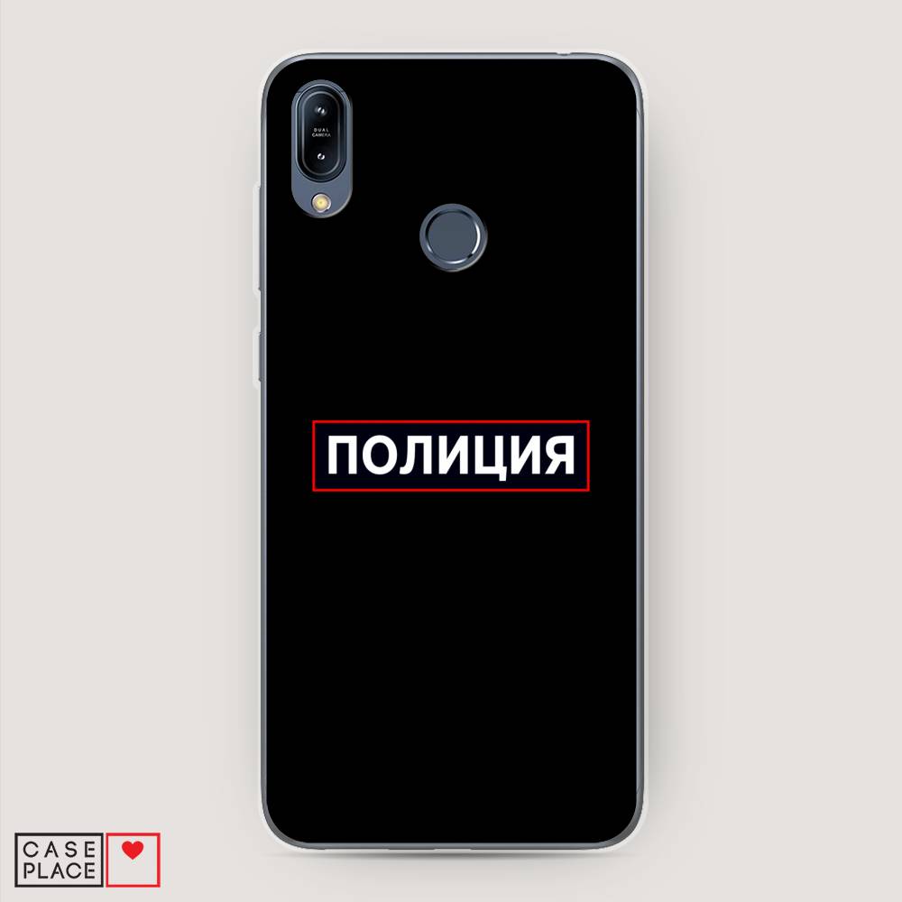 фото Чехол awog "police logo" для asus zenfone max m2 zb633kl