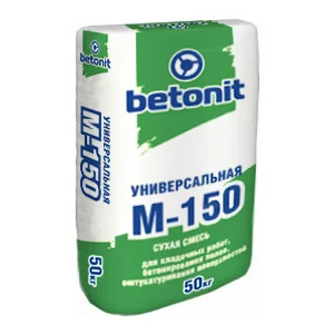 

Смесь сухая М-150 универсальная 50 кг Бетонит