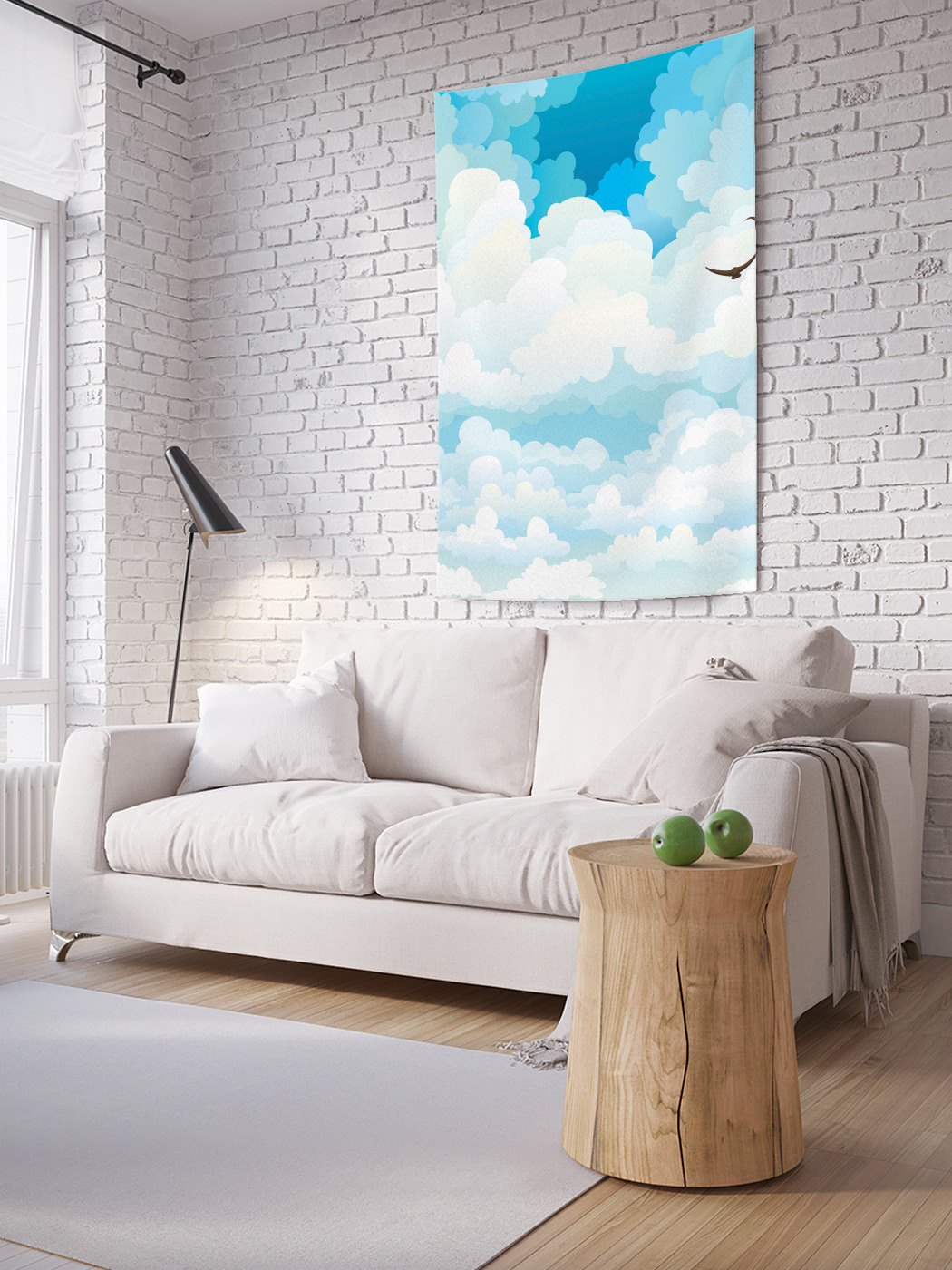 

Вертикальное фотопанно на стену JoyArty Птицы среди облаков 150x200 см, Птицы среди облаков