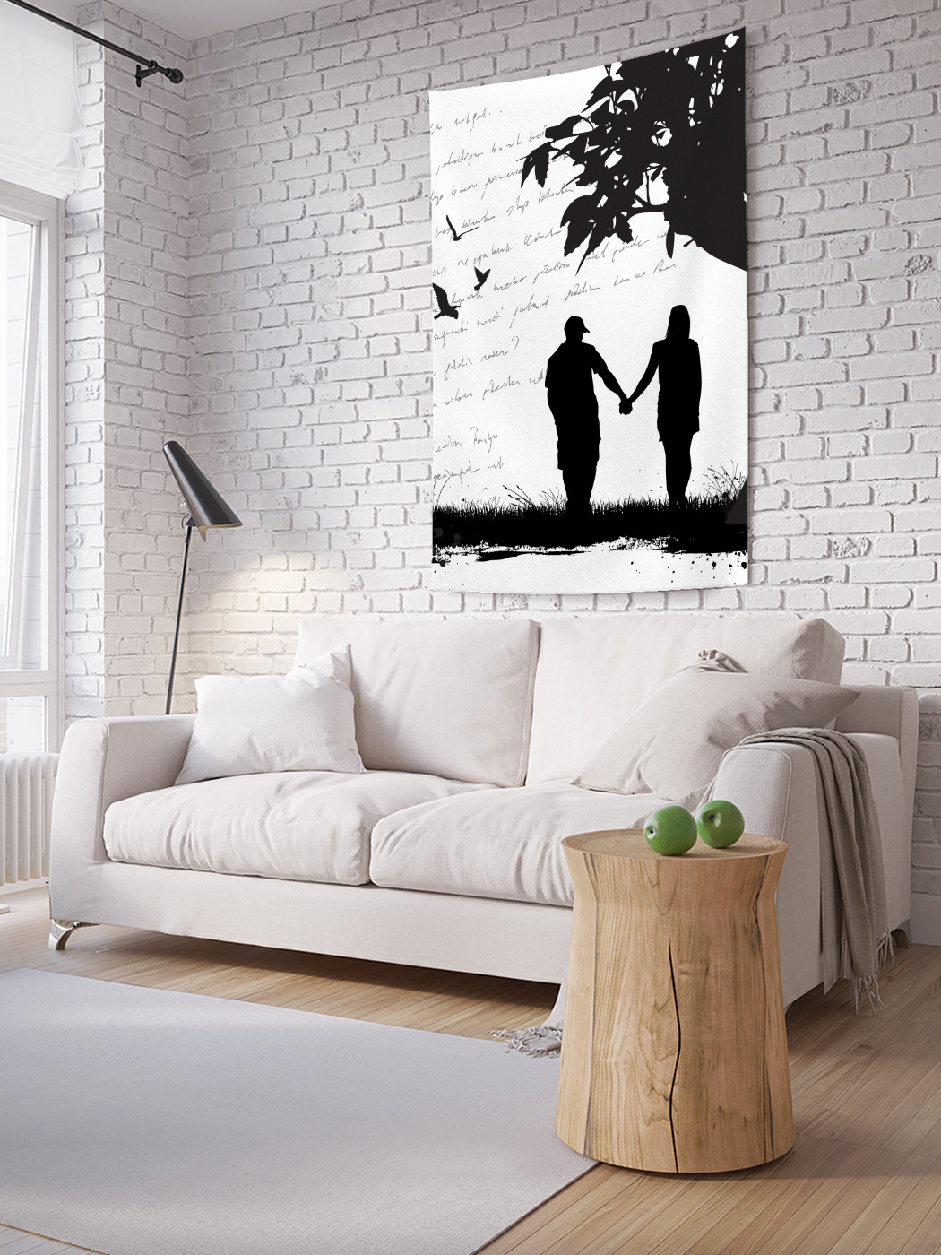 

Вертикальное фотопанно на стену JoyArty Письмо любви 150x200 см, Письмо любви