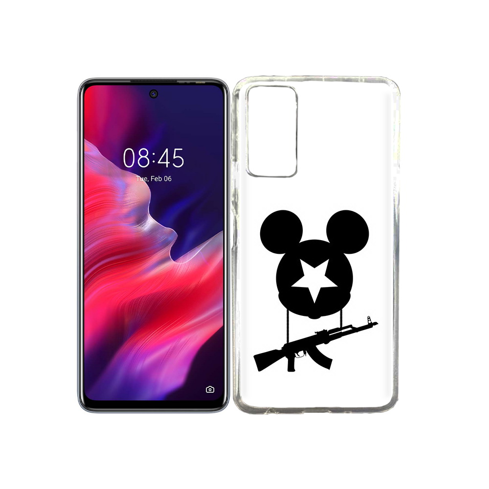 

Чехол MyPads Tocco для Tecno Pova 2 АК Микки, Прозрачный, Tocco