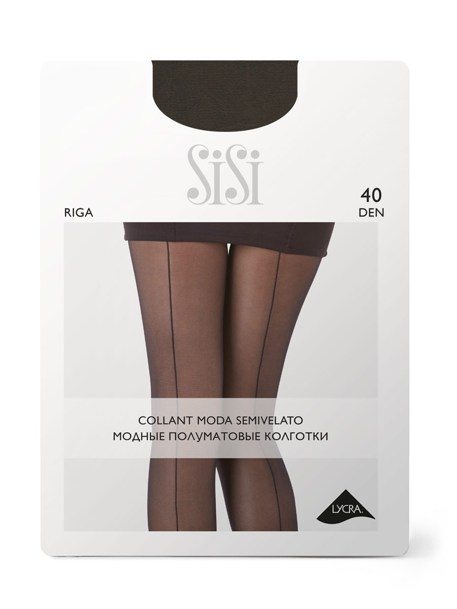 

Колготки Sisi RIGA 40 moka 3/4, Коричневый, RIGA 40 (шов по ноге)