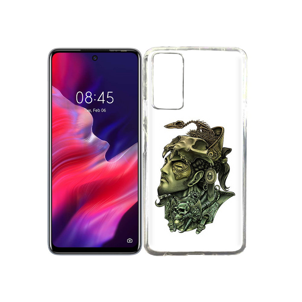 

Чехол MyPads Tocco для Tecno Pova 2 бронзовый воин, Прозрачный, Tocco