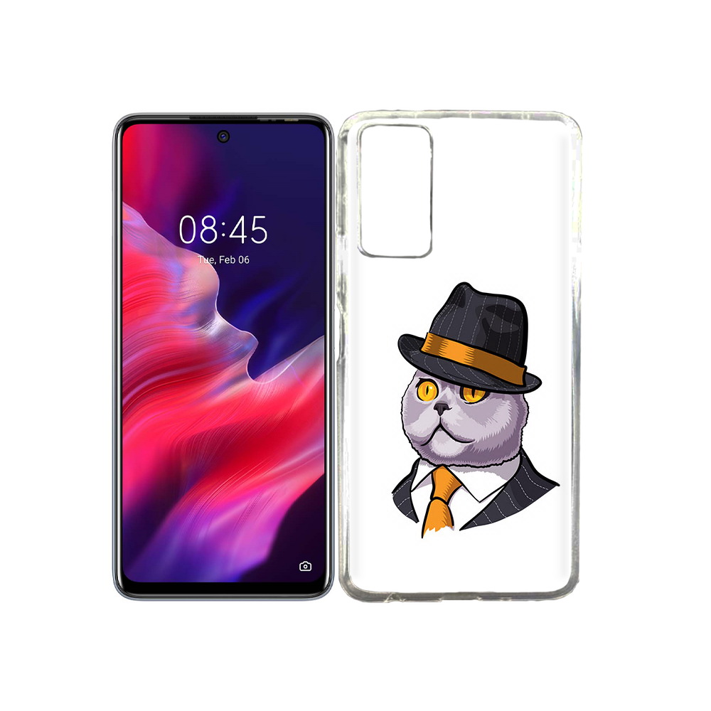 

Чехол MyPads Tocco для Tecno Pova 2 британец, Прозрачный, Tocco