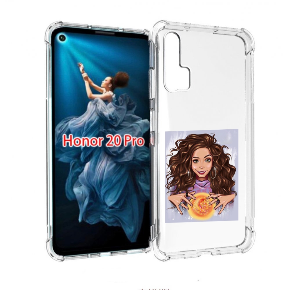 

Чехол бампер MyPads девушка-волшебница для Honor 20 Pro противоу, Прозрачный, Tocco