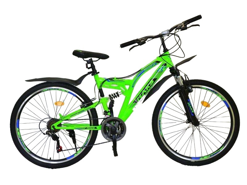 

Велосипед 26" MAKS RUNNER MD (Двухподвес) (21-ск.) (рама 17) зеленый, Runner MD