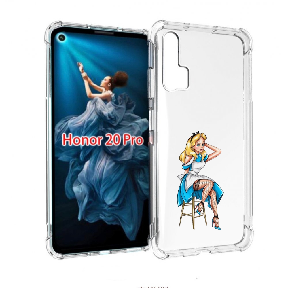 

Чехол бампер MyPads девушка-в-чулках женский для Honor 20 Pro пр, Прозрачный, Tocco