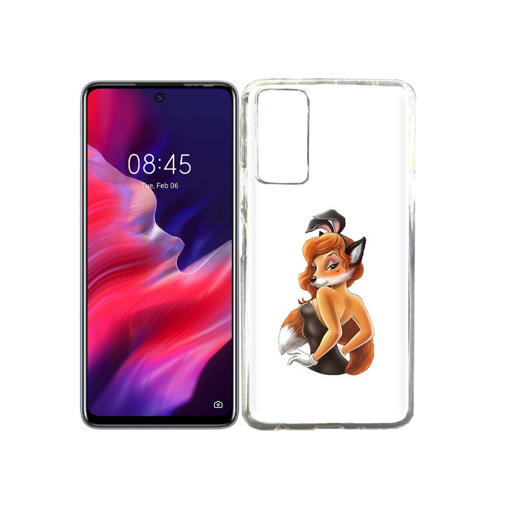 

Чехол MyPads Tocco для Tecno Pova 2 баронесса, Прозрачный, Tocco