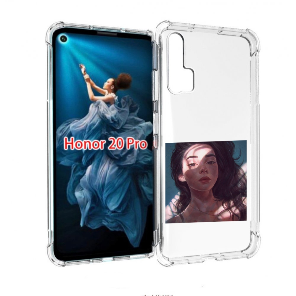 

Чехол бампер MyPads девушка-в-лучах женский для Honor 20 Pro про, Прозрачный, Tocco
