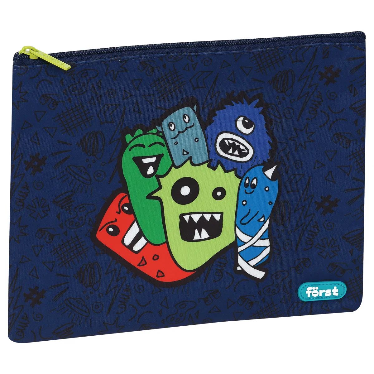 

Папка текстильная А5 Forst Monsters, 255*205мм, 1 отделение, полиэстер, Разноцветный