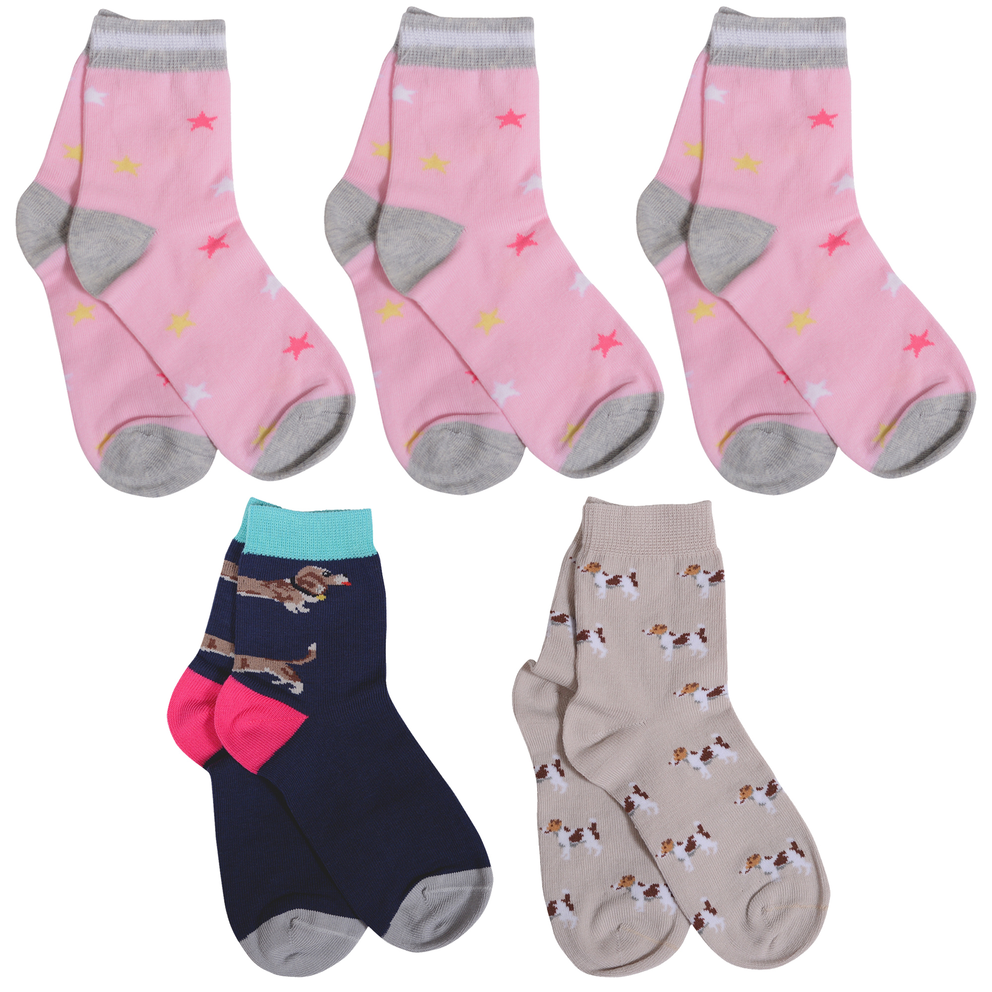 

Носки детские Rusocks 5-Д-31353 цв. розовый; синий; бежевый р. 20-22, 5-Д-31353