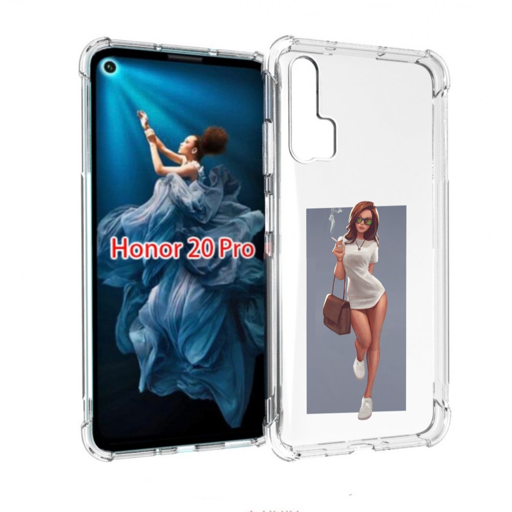 

Чехол бампер MyPads девушка-в-белой-футболке женский для Honor 2, Прозрачный, Tocco