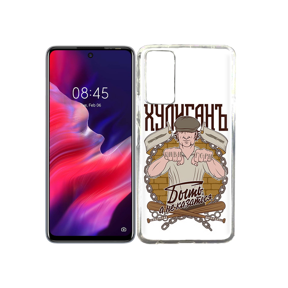 

Чехол MyPads Tocco для Tecno Pova 2 Хулиган, Прозрачный, Tocco