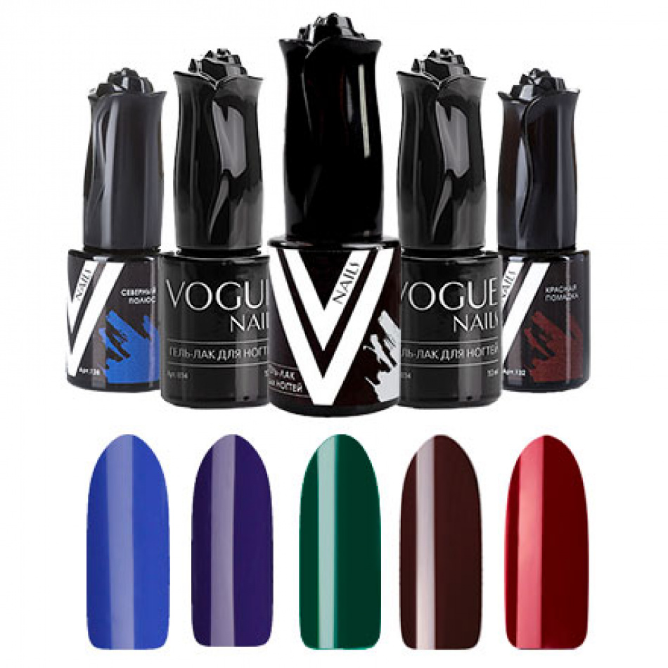 Набор гель-лаков Vogue Nails бестселлеров 5 шт