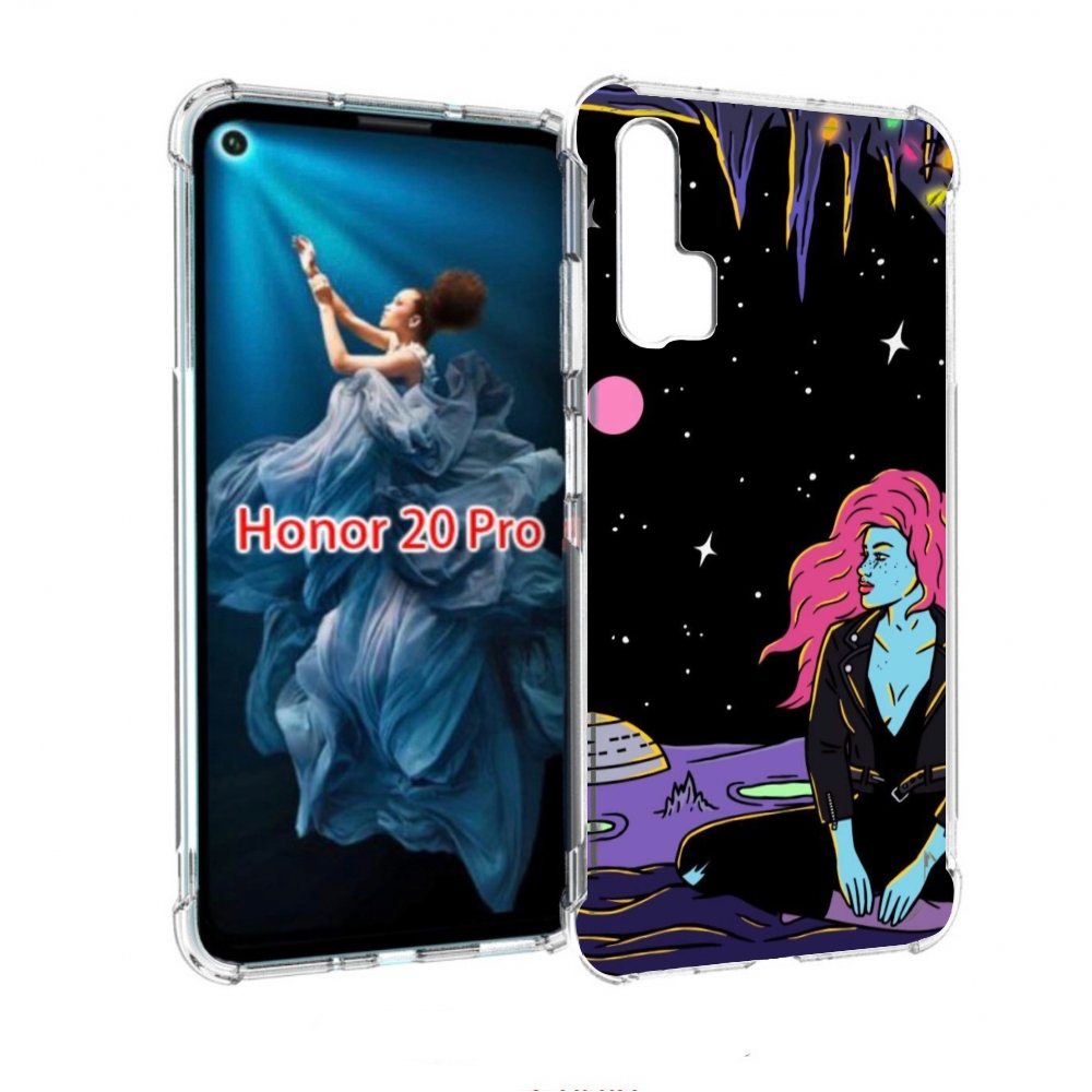 

Чехол бампер MyPads девушка с красными волосами в космосе женски, Прозрачный, Tocco